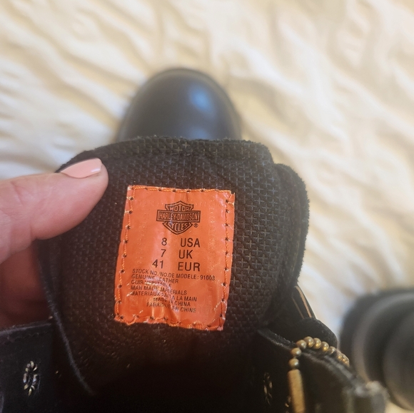 Mens Harley Davidson Boots size 8 - Picture 3 of 4